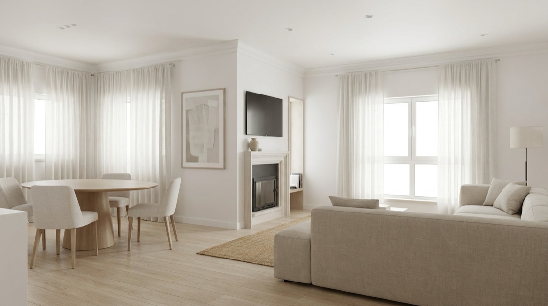 The original, empty room